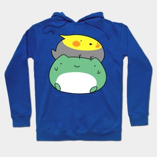 Frog and Cockatiel Hoodie